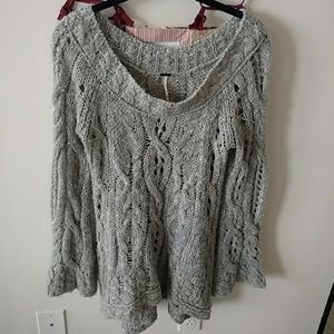 Free People gray sweater